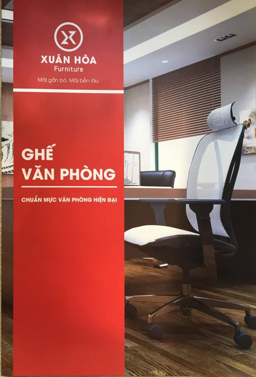 Ghế văn phòng Xuân Hòa, sản phẩm chính hãng Xuân Hòa cung cấp bởi đại lý nội thất văn phòng 12h Long Gia Uy