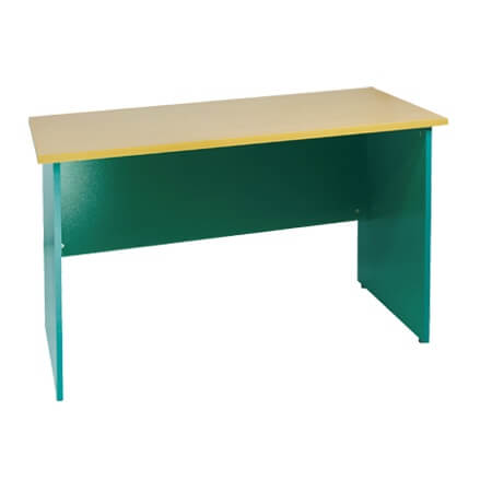 Bàn gỗ văn phòng BG01-V, bàn làm việc giá rẻ, bàn gỗ vàng xanh, long gia uy