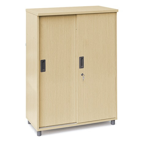 Tủ gỗ TGL03 là tủ gỗ trung 2 ngăn, 2 cánh gỗ lùa kín, 2 đợt chia 3 khoang ở giữa, 1 khóa.