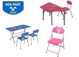 Bàn ghế mẫu giáo Hòa Phát, bàn học sinh, bàn ghế học sinh tiểu học, nội thất long gia uy